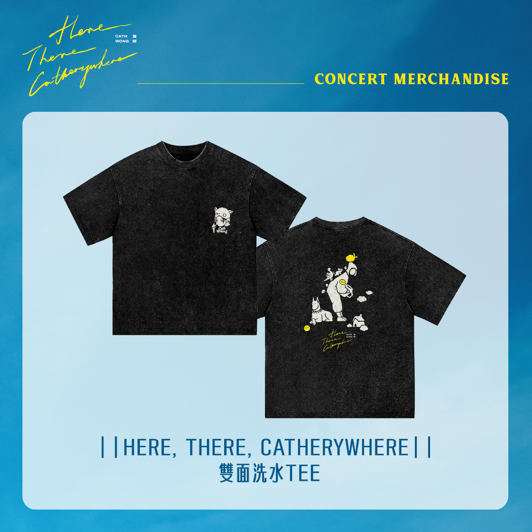 Cath Wong「Here, There, Catherywhere」- Washed Tee